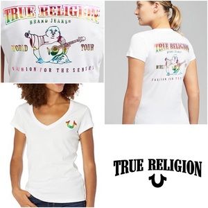 True Religion Multi-Color Foil T-shirt